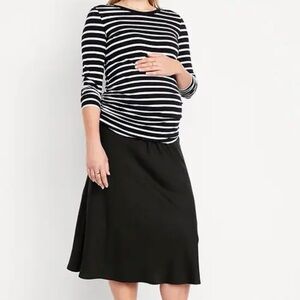 Old Navy Maternity A-Line Midi Skirt